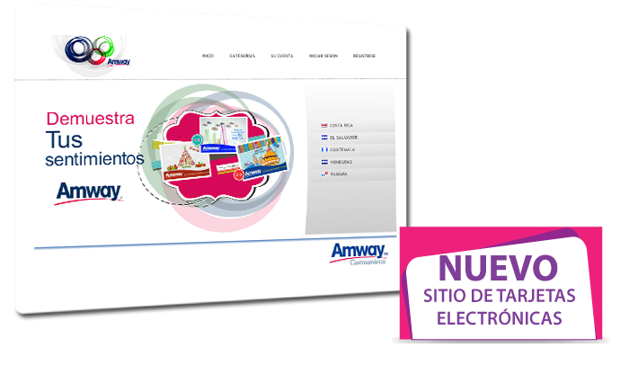 tarjetas de presentacion de amway