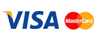 Aceptamos tarjetas Visa, Mastercard y American Express