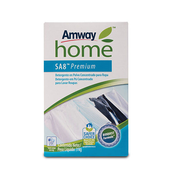 SA8 Premium Detergente en Polvo Concentrado 3kg - Amway Panamá.